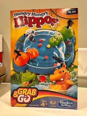 Hungry Hungry Hippos Grab & Go Travel Size Game BRAND NEW SEALED - Image 1 of 3