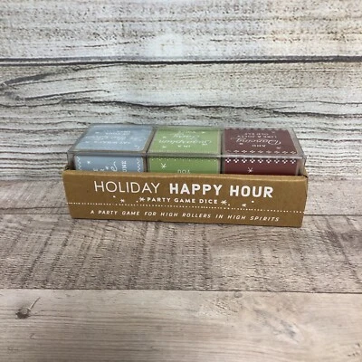 Holiday Happy Hour Dice Game by Demdaco Let's get This Party Rolling ~ New! - Image 1 of 4