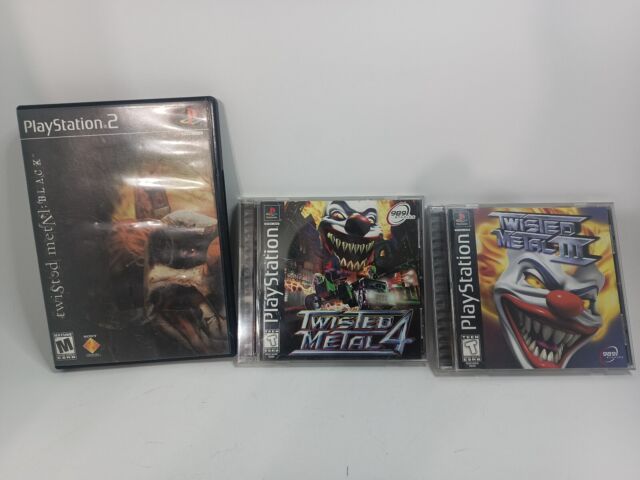 Twisted Metal 4 Sony PlayStation 1 PS1 PSOne Black Label Game Complete! CIB  711719456025