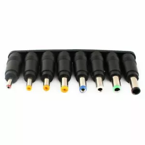 Fuente de alimentación de CC cargador de batería o portátil conector universal adaptador UK Stock - Imagen 1 de 6