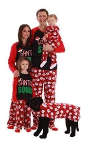 Matching Christmas Pajamas for Family or Couples – Large Women Santa Squad - Picture 1 of 7