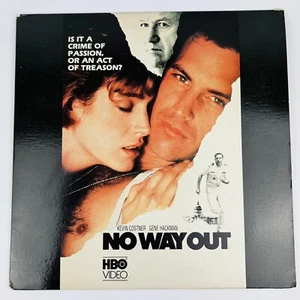 NO WAY OUT laserdisc KEVIN COSTNER THRILLER Excellent Condition HBO Video - Picture 1 of 2