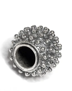 925 Silber Replik Wikinger Silberperle Handgranuliert Gotland D:12,8 mm Loch:5,5 - Bild 1 von 3