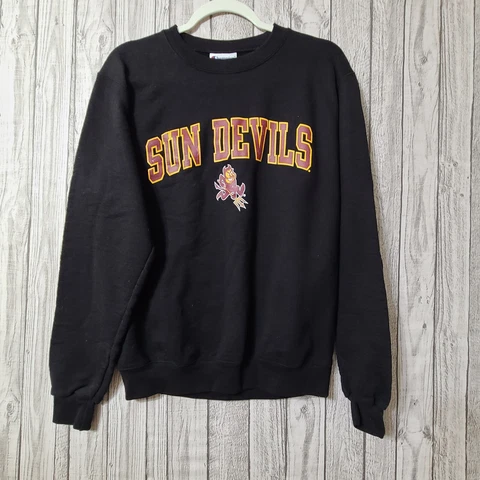 Vintage Champion Sweatshirt Arizona State Sun Devils Adult Size S ASU Pullover Cover