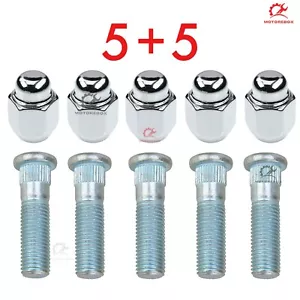 5pcs Wheel Stud+Lug Nut 5pcs 5295014140+527552E000 fits HYUNDAI & KIA 1990-2022 - Picture 1 of 3