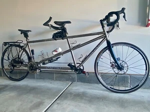 Seven Titanium Tandem Bicycle -excellent condition with 33-spd electronic shift - Picture 1 of 12