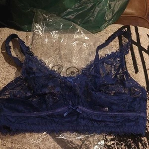 Adore Me Elegant Lace Bralette in Blue 0x Nwt - Picture 1 of 2