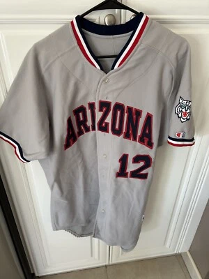Arizona Wildcats Baseball College NCAA Player Worn #12 Jersey Size 44 - Image 1 of 3