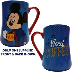 Disneyland París Todo lo que necesito es café Mickey Mouse taza de la mañana parque Disney - Imagen 1 de 10