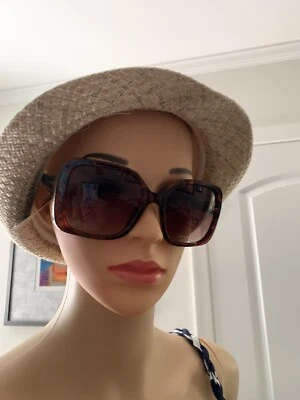 Lucky Brand Women Tortoise Plastic Square Sunglasses. MSRP $75 - Image 1 of 4
