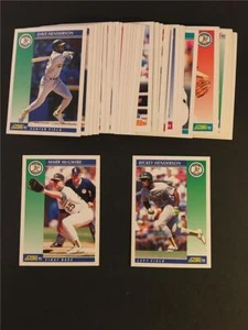 1992 Score Oakland A's Athletics Team Set With Rookie Traded 43 Cards - Picture 1 of 1