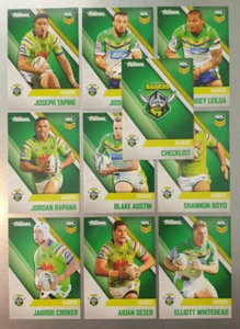 NRL 2017 Traders Canberra Raiders Team Set (10 Cards) - Picture 1 of 4