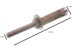 Loose Bolt Projecting Shield Anchor M10 Bolt M14 Shield 120mm L Pack 4 - Picture 1 of 1