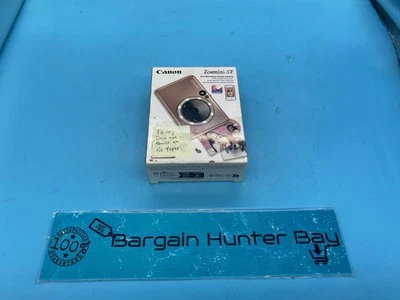 *FAULTY* CANON Zoemini S2 Digital Instant Printer Camera - ROSE GOLD  Selfie - Image 1 of 4