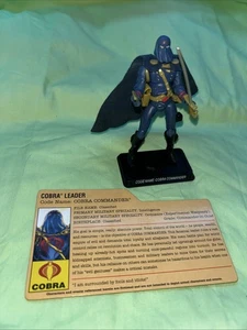 G I Joe Bulk With File Cards Lot of 5 3.75” Cobra Commander Beachhead Snake Eyes - Picture 1 of 18