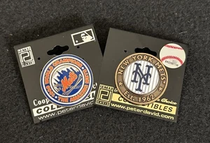 MLB 1969 + 1962 New York Mets World Champions Collectible Pins The Amazing Mets - Picture 1 of 3