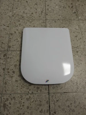 Vigour Derby WC Sitz Toilette weiss Edelstahlscharnier abnehmbar Absenkautomatik - Bild 1 von 4