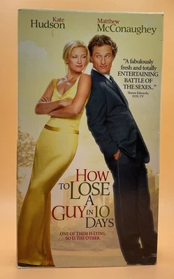 How To Lose A Guy In 10 Days VHS 2003 Kate Hudson **Buy 2 Get 1 Free** - Image 1 of 3