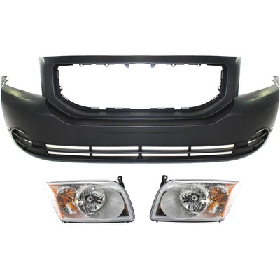 Kit de faros de cubierta de parachoques para Dodge Caliber 2007-2012 delanteros Foto 1 de 4