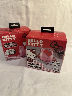 💖 Aspiradora de tocador Hello Kitty - Linda mini limpiadora de escritorio - NUEVO juego de Foto 1 de 4