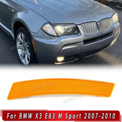 Reflector de luz de señalización lateral para parachoques delantero derecho deportivo BMW X3 E83 M 2007-2010 Foto 1 de 4