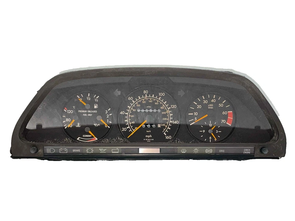 Cuadro de instrumentos velocímetro Mercedes 420 1991 85 k OEM 1265424160 89-91 Foto 1 de 4