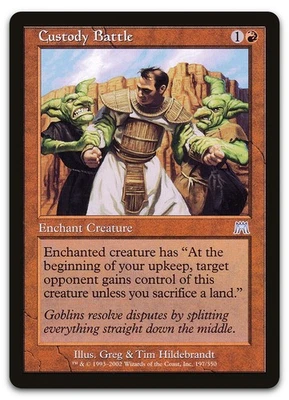 Custody Battle #197 (NM) Onslaught ONS Magic MTG - Image 1 of 2