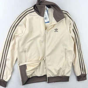 ADIDAS Original Beckenbauer Jacket Size XL Wonder Brown Track Top Men JP2522 NWT - Picture 1 of 9
