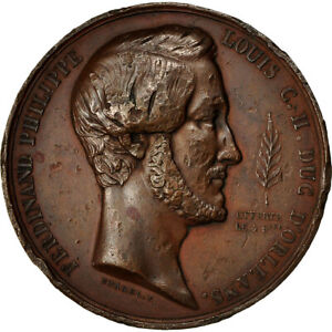 [#553031] France, Médaille, Passage des portes de Fer, 1839, Cuivre, Borrel, TB+