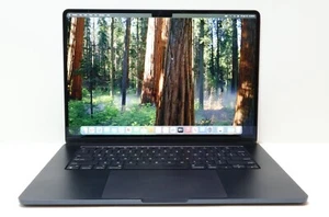 Apple MacBook Air M3 8-Core 16GB 512GB 15" MXD43LL/A Midnight (Used) - Afbeelding 1 van 16