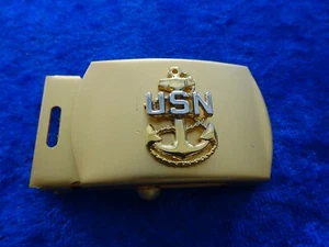 US Koppelschloss, Gürtelschloss Navy Belt Buckle Female E7 Chief Petty Officer - Bild 1 von 5