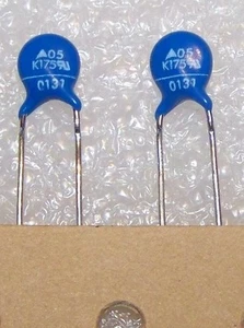 5 pezzi S05K175 Varistor EPCOS 175Vac 5,6 J 0,1 W B72205S0171K101 - Imagen 1 de 1