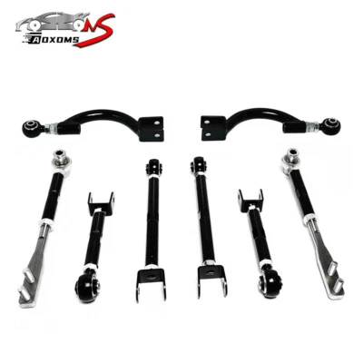 For Nissan 240sx S14 Adjustable Front Tension Rod Rear Camber Toe Traction Arms - Image 1 of 4