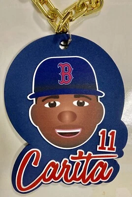 RAFAEL DEVERS CARITA JUMBO NECKLACE - RED SOX 4/3/23 GIVEAWAY - LIMITED TO 7,500 - Image 1 of 3
