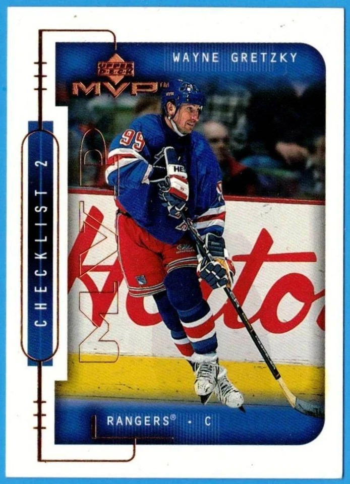 1999-00 Upper Deck MVP #220 WAYNE GRETZKY (vg) New York Rangers - Image 1 of 1
