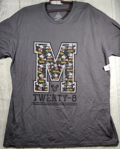 NWT T-Shirt  Disney Parks Mickey Mouse M Twenty-8 Gray 2XL - Picture 1 of 4