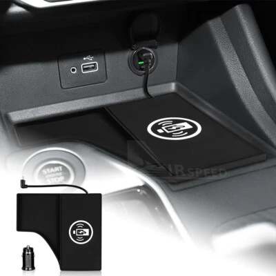 Cargador de teléfono inalámbrico para Nissan Sylphy Sentra 2020-2025 alfombrilla de almohadilla de carga rápida Foto 1 de 4