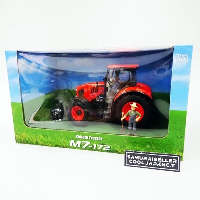 Kubota Tractor M7-172 with Diorama Miniature 1/32 - Doors & Bonnet can Open NEW  - Image 1 of 4