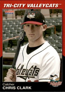 2004 Tri-City ValleyCats Choice #9 Chris Clark Ashland Kentucky KY Baseball Card