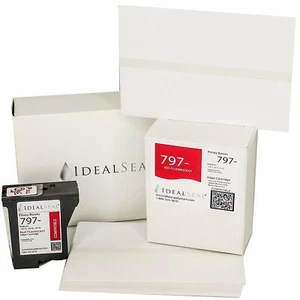 Pitney Bowes k7mo Compatible Red Ink Cartridge + (100 Labels) mailstation2 - Picture 1 of 3