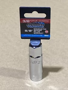 Power Torque 3/8" Drive Magnetic Spark Plug Socket 5/8" GM8558 New - Picture 1 of 4