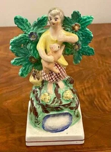 Antike signierte Staffordshire Figurengruppe von John Walton um 1818-1835 - Bild 1 von 1