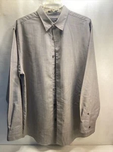 Brandini Men's L Striped Shirt Long Sleeve Button Front French Cuff - Picture 1 of 3