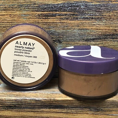 2x Almay Nearly Naked Loose Powder Medium 300 - Image 1 of 4