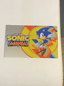 Sonic Mania 25th Anniversary Collector's Edition Metallic Card RARE Sega Genesis - Picture 1 of 7