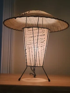 Vintage 1950's Frederic Weinberg MCM Mid Century Modern Boudoir Table Lamp USA - Picture 1 of 12