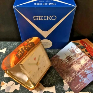 【Vintage】SEIKO Trip-Mate Tokyo Olympics Uhr, 60er Jahre Japan, zum Aufziehen, unbenutzt - Bild 1 von 15