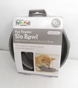Outward Hound Fun Feeder Slo Napf für Hunde mittelgrau * - Bild 1 von 3