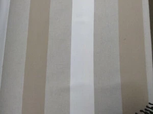 Leinenstoff breite Streifen Leinen creme 280 cm breit 280 cm breit Gardinenrollo - Bild 1 von 5
