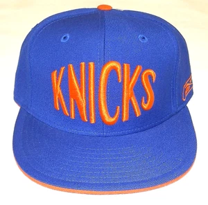 New York Knicks Flat Brim Fitted Hat - Hardwood Classics - Size 7 1/8 - Picture 1 of 2